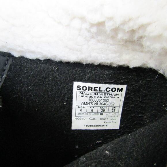 Sorel Explorer II Joan Boots Womens Size 8 Waterproof Faux Fur Winter Snow 39 - Picture 3 of 9